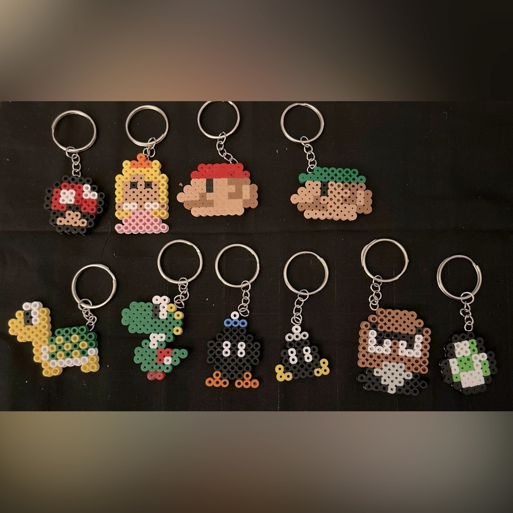 Super Mario Brothers Character Keychains - Picture 4 of 5